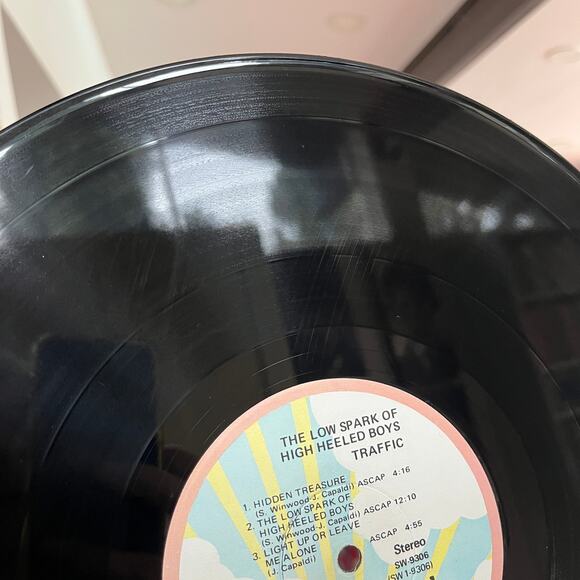 Traffic The Low Spark of High Heeled Boys LP 1971 Island SW-9306 Angle Cut Cover - Picture 7 of 13